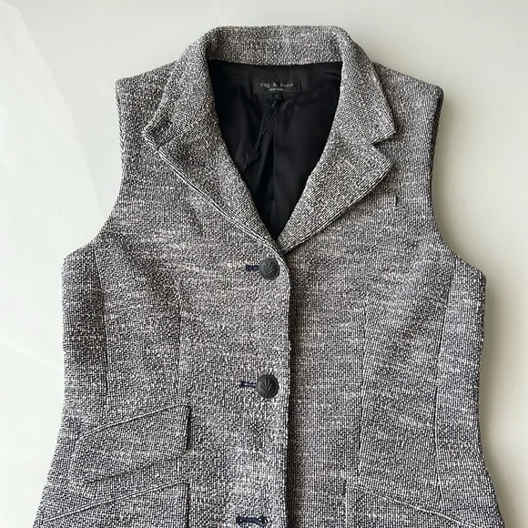 rag & bone Slade Tweed Mini Dress Sz 0 - Picture 8 of 15